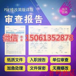 个人征信报告PDF无痕修改最快靠谱的方法
