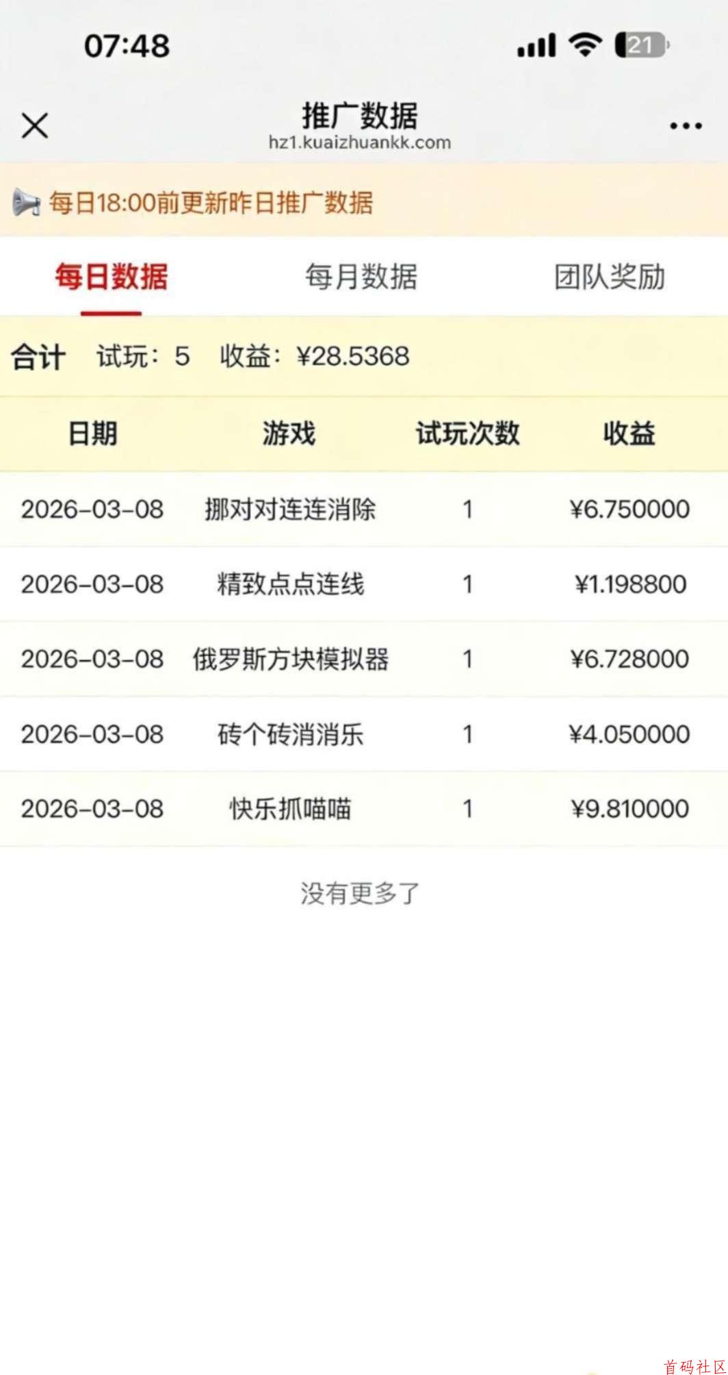 新出自撸小游戏平台！日赚30-50！不用下载