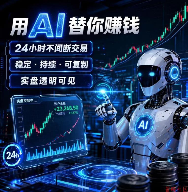 交易员最终输给了AI量化，AI量化交易玩法，让你一天赚几千，一台手机就能做！